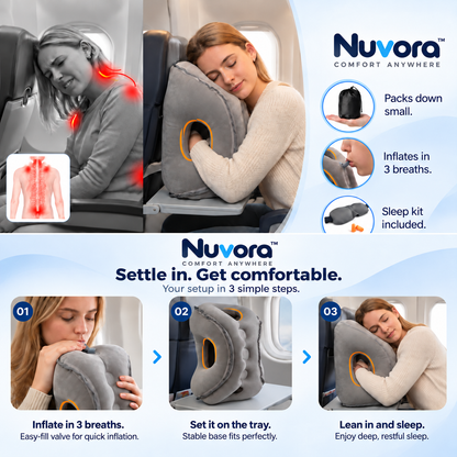 CloudNap™ Inflatable Travel Pillow