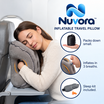 CloudNap™ Inflatable Travel Pillow